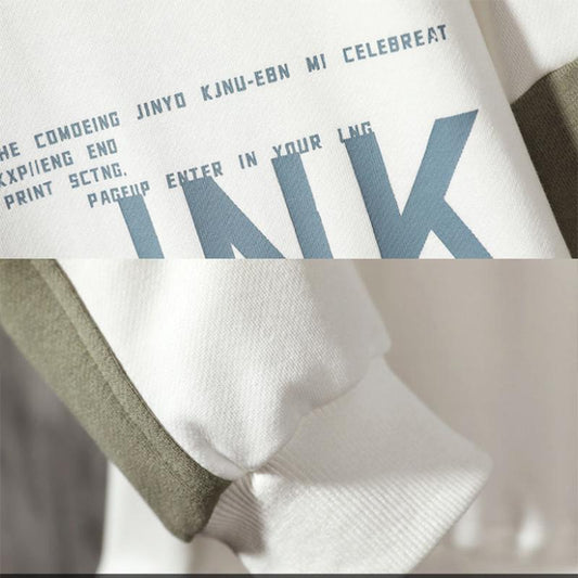 Hooded Sweater Men's Korean Version of The Trend of Long-sleeved Casual Sports Loose Autumn and Winter Jacket