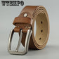 Cow skin Belt Men Accessories Cowboy Genuine Leather Belts For Men Vintage Pin Buckle Belts