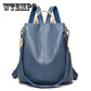 Female backpack Casual Women PU Leather Backpack Female Shoulder BagTravel Back Pack