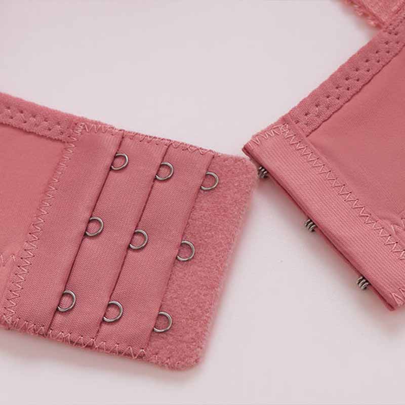 Thin Breathable Large Size Lace Edge Design No Steel Ring Sponge Cup Soft Skin-friendly Upper Support Side Gather Fashion Beauty Back Bra