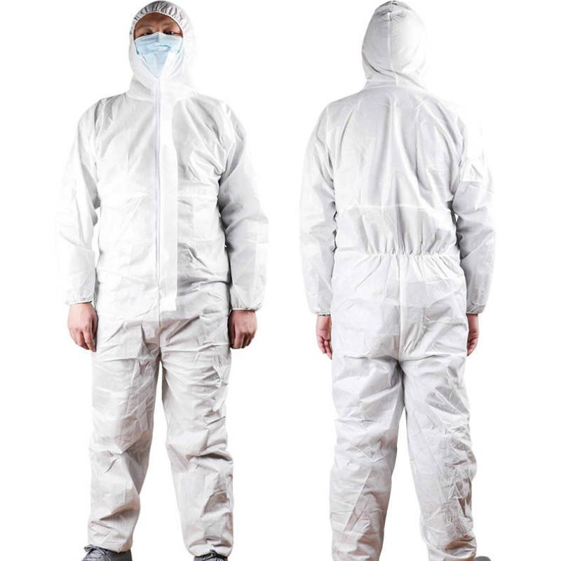 With Flexible Design Heat  Sealed Protective Clothing Prevent Particle Splashing