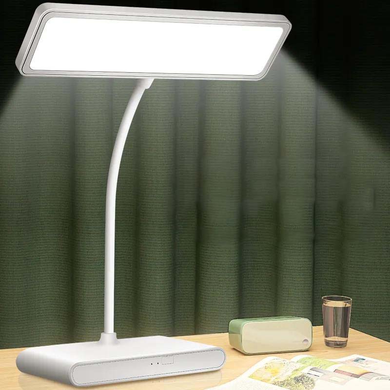 LED Rechargeable Table Lamp Eye Protection Study Student Children's Reading Table Lamp Bedroom Bedside Lamp