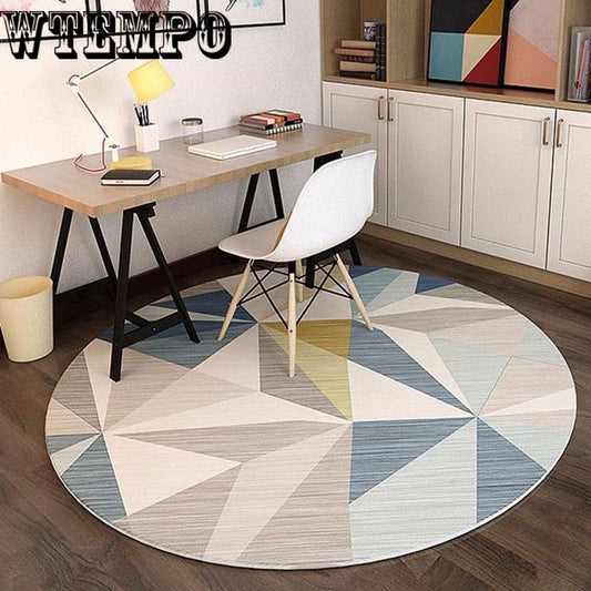Household American Carpet Round Carpet Bedroom Carpet Study Carpet Living Room Anti-skid Carpet