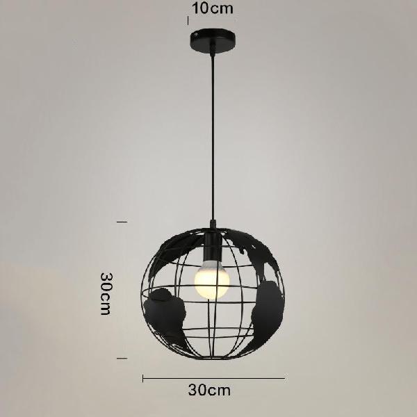 Loft Retro Industrial Coffee Hall Bar Iron Chandelier Chandelier Single Head Village Restaurant