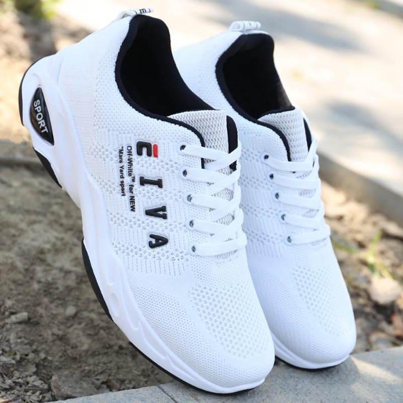 Plus Size 39-44 Summer Men Sneakers Mesh Breathable Basketball Running Shoes Non-slip Wear-resistant Comfortable Skate Shoes
