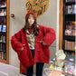 Autumn and Winter Sweater Cardigan Loose and Versatile Lazy Style Thick Knit Sweater Top
