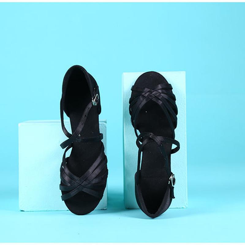 High Quality Latin Dance Shoes for Children Girls Adult Latin Dance Shoes Ballroom Tango Salsa Low Heels