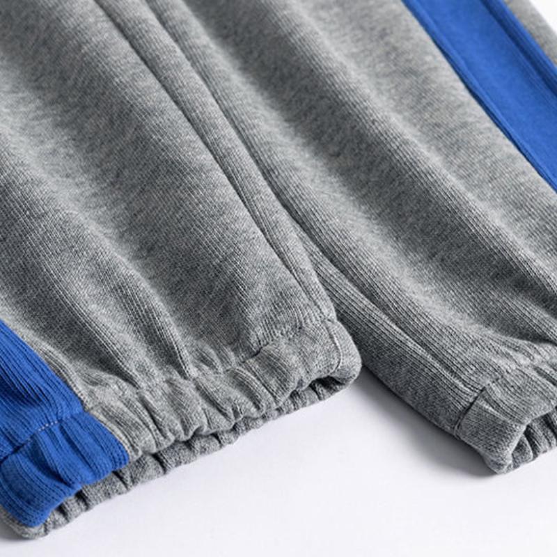 Cotton Summer Sports Trousers Women's Loose All-match Color Contrast Casual Pants Harem Pants Women's Trendy Pants