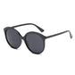 WTEMPO Sunglasses female big box pink sunglasses female big face sun glasses round sunglasses