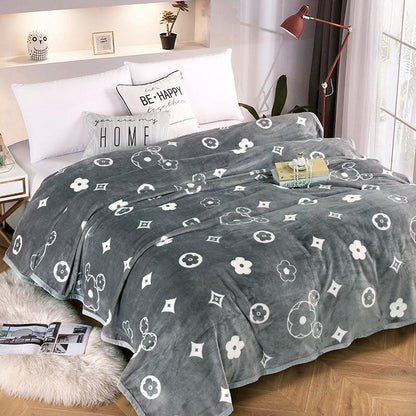Skin-friendly Flannel Bed Sheets Blankets Twin Beds Single Blankets Air Conditioning Towels Small Quilts