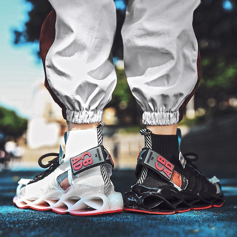 Spring and Summer Tide Men's Shoes Blade Sports Shoes Personality Trend Socks Shoes Breathable Wild Mandarin Duck Tide Shoes