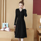 Sexy Knitted Sweater Dress Women Winter Cotton Loose Turtleneck Render Elastic Warm Dress