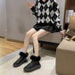 Snow Boots Women's Short Tube Winter All-match One-step Plus Velvet Low-cut Non-slip Cotton Shoes