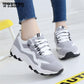 Women Sneakers Breathable Mesh Running Sports Shoes Casual Flats Athletic Sneakers