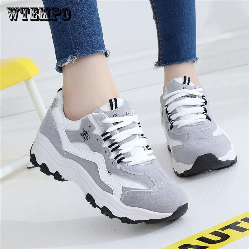 Women Sneakers Breathable Mesh Running Sports Shoes Casual Flats Athletic Sneakers