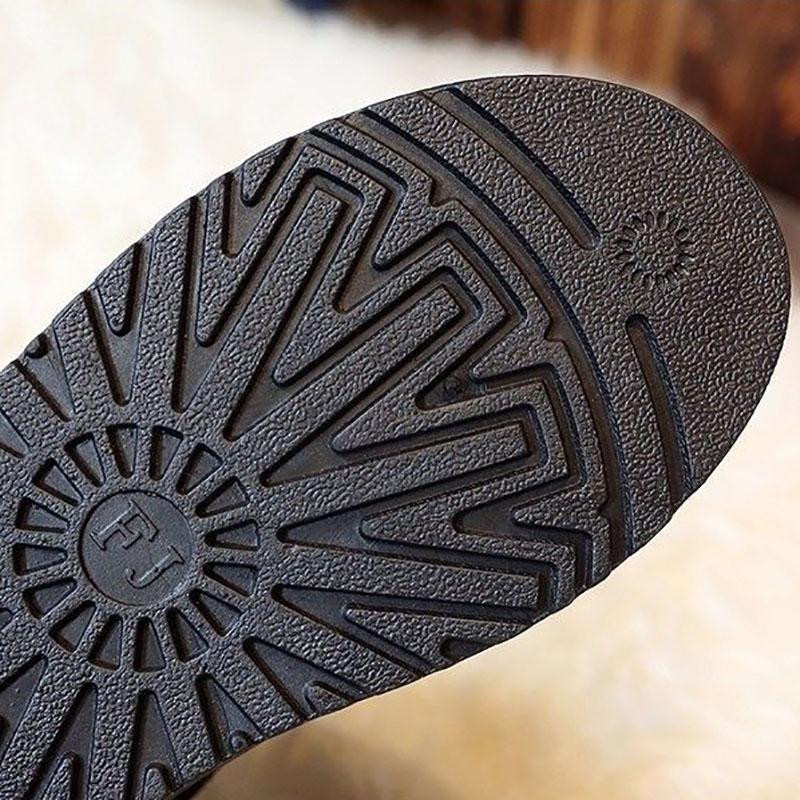 Short Tube Snow Boots Women Winter Flat Bottom All-match Plus Velvet Warm Cute Cotton Shoes Small Boots