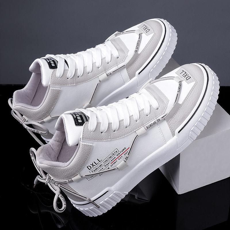 Spring and Autumn Men's Korean Style High-top Shoes Trendy Canvas Sneakers All-match Casual Shoes for Students