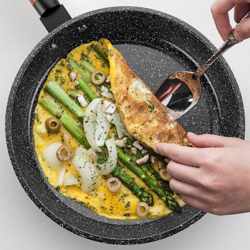 Maifan Stone Frying Pan Pan Non-stick Pan Induction Cooker Gas Stove Universal Cookware