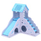 Hamster Toy Colorful Mini Wooden Slide DIY Assemble Hamster House Cute Small Animals Pet Toy Supplies Animal Sleeping House