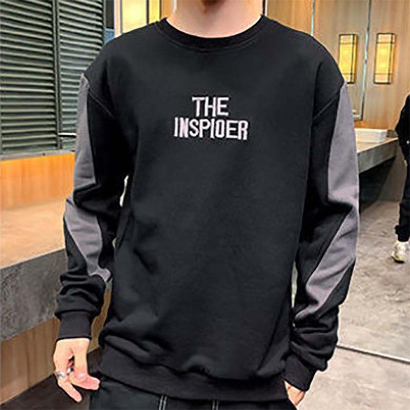 Sweater Men's Long-sleeved Round Neck Pullover Casual Wild Loose Tide Brand Thin Bottoming Sweatshirts Autumn