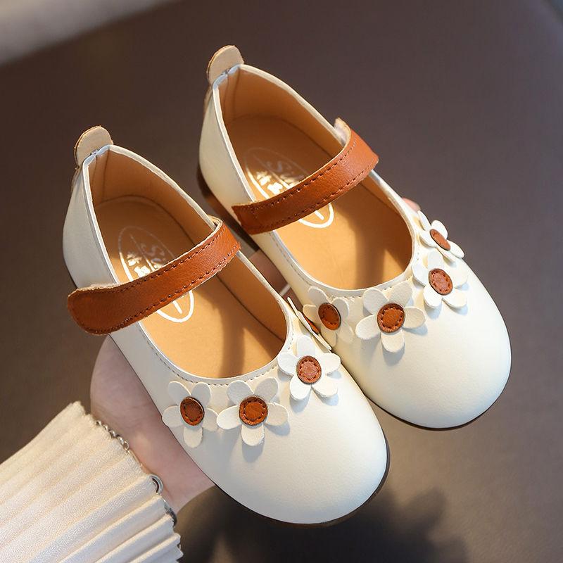 Girls' Leather Shoes  Spring  Summer Single Shoes  Children's Toddler Shoes Cute Female Baby Soft-soled Princess Shoes
