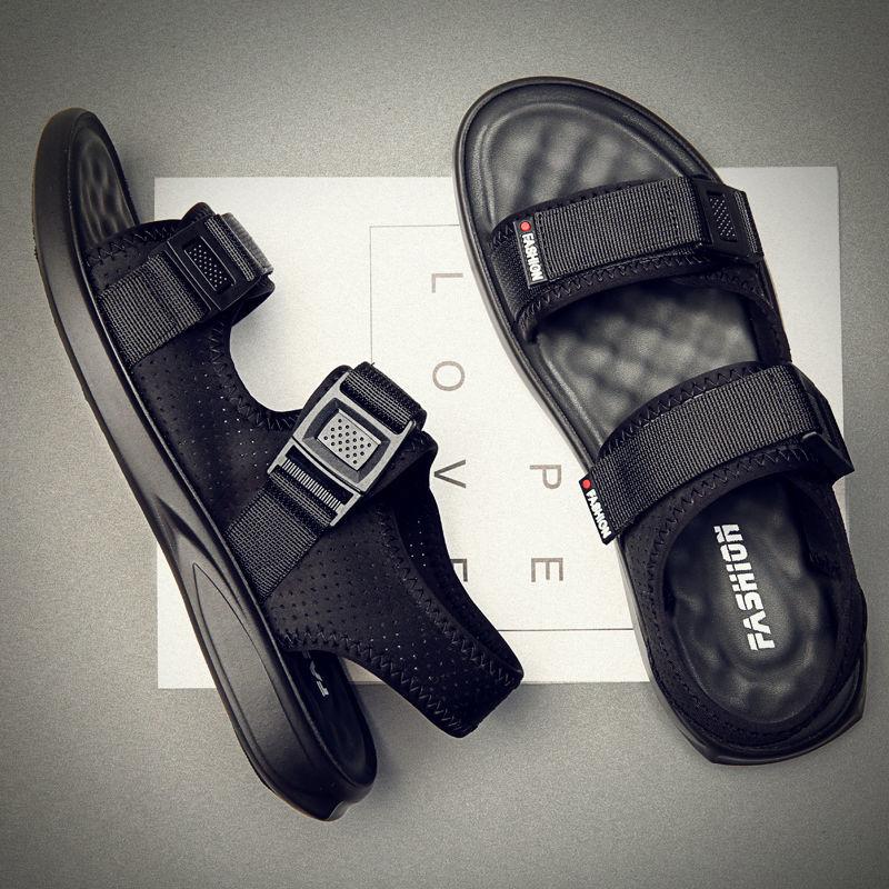 Summer Men's Sandals Casual Trend Couple Beach Shoes Non-slip Outer Wear Sports Men's Sandals