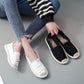 Women Flats Shoes Slip On Ladies Canvas Lazy Loafers Breathable Espadrilles Spring Autumn Footwear