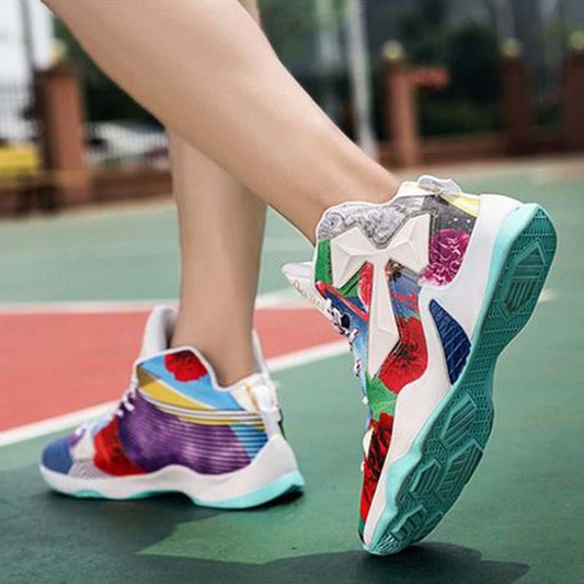 Plus Size 36-45 Women Sneakers Men Wear-resistant Basketball Shoes Lightweight Couples Running Shoes