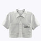 Children's Suit Summer Thin Embroidery Letter T-shirt Shorts Loose Solid Color Casual Sport Swear Two Piece Set