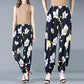 Women's Pants Spring and Summer Thin Dancing Bloomers Anti-mosquito Pants Outer Wear Cotton Silk Long Pants