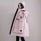 Women's Mid-length Down Jacket Pie To Overcome Winter Korean Warm Jacket Tide Mountaineering Ski Suit Oversized thick coat