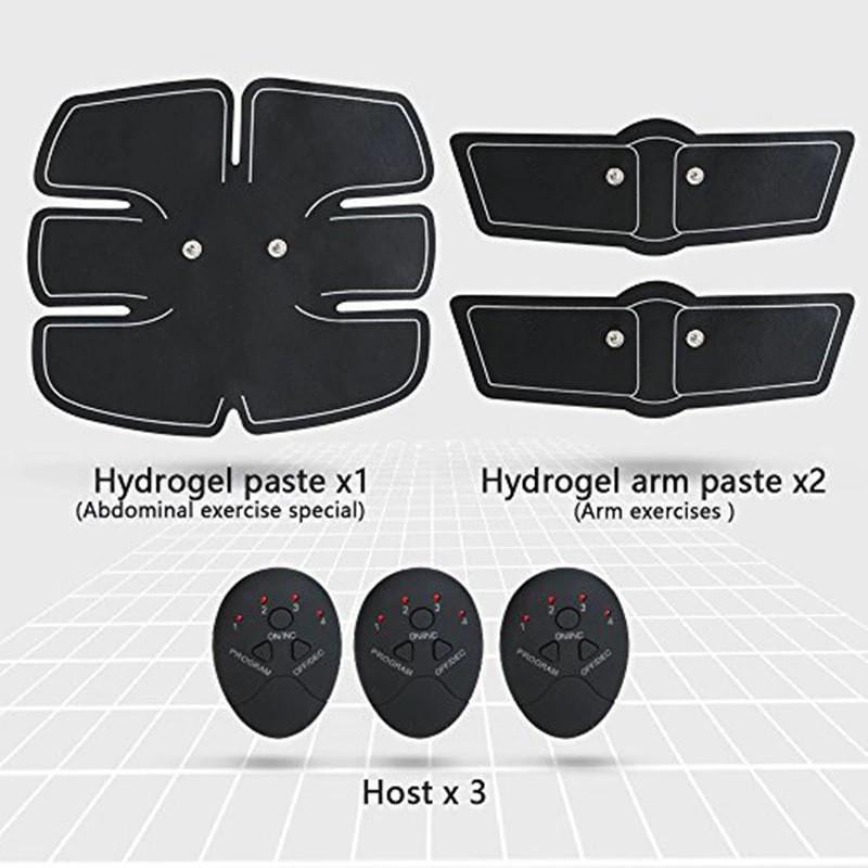 Smart ABS Stimulator Fitness ABS Electrode Stickers Pad Body Slimming Massager Unisex Abdominal