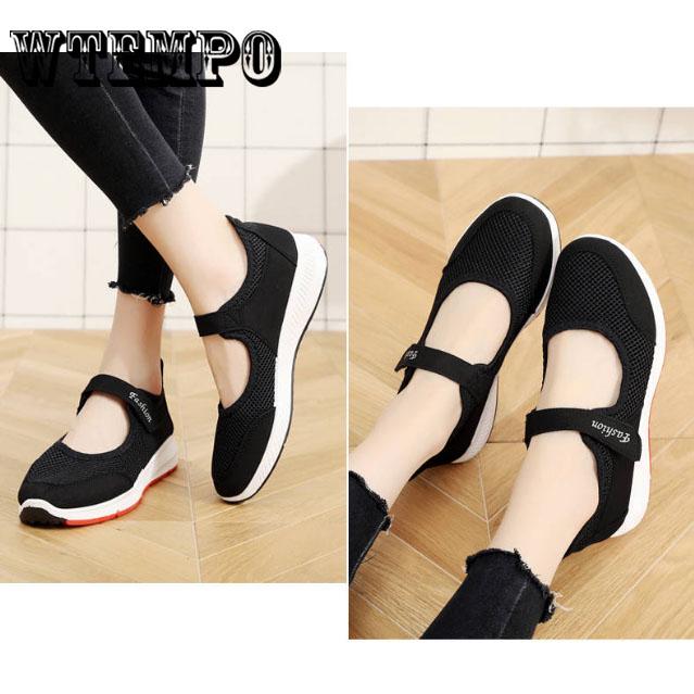 Casual Shoes Women Mesh Breathable Lightweight