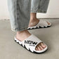 Men's Slippers Outside Wear Bathroom Non-slip Thick Bottom Wear-resistant Slippers Summer