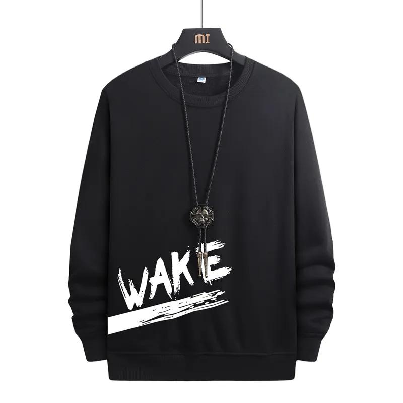 No Ball Fall and Winter Men's Sweater New Trend Pullover Long-sleeved Bottoming Shirt Large Size Casual Trendy Men's Clothes