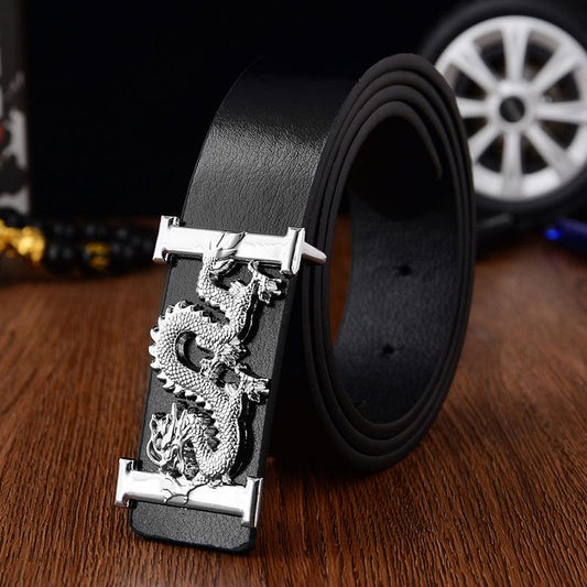 Belt Male Leather Strap Belts Men Automatic Buckle black Belts Cummerbunds cinturon hombre