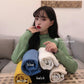 Pofulove Little Man Wild Fungus Bottoming Sweater Sweater Women's Fashion Outerwear Western-style