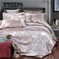 Luxury Bedding set 4Pcs Queen  size Bed set Embroidery Duvet cover Bedsheets linen set