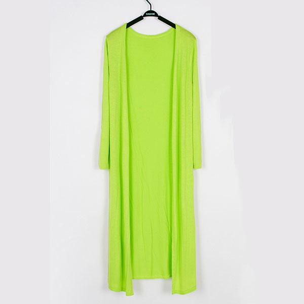Summer Autumn 10 Colors Women Modal Long Cardigan Female Long Sleeve Cotton Cardigans Women Casual Coat