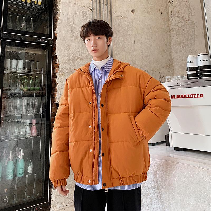 Parka Casual Classic Winter Jacket Men's Warm Padded Hooded Overcoat Outerwear Young Man Jacket