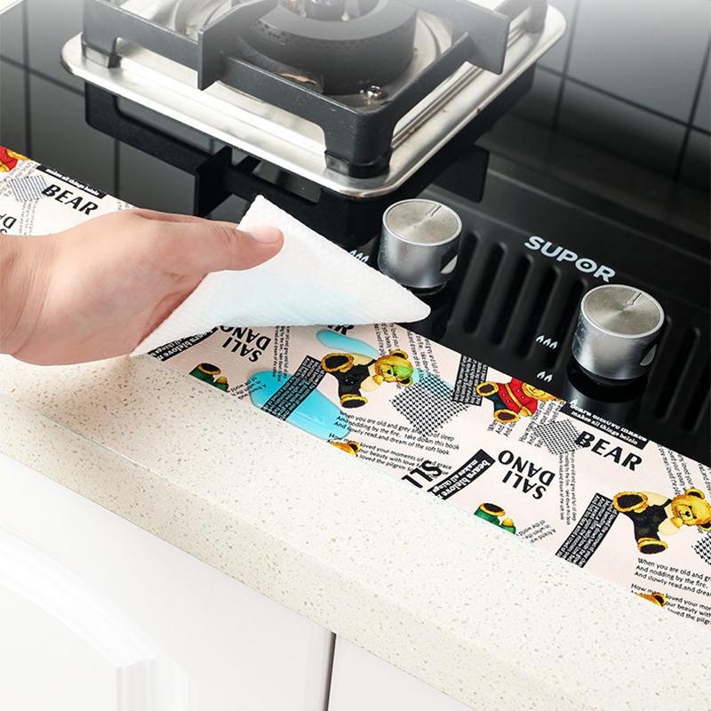 Kitchen Beauty Seam Stickers Sink Self-adhesive Waterproof Stickers Kitchen Sink Bathroom Sink Vanity Electrostatic Absorbent Stickers Can Be Washed