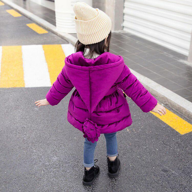 Warm Thickening Baby Girl Winter Jacket Children Outerwear Windproof Baby Girls Cute Coats