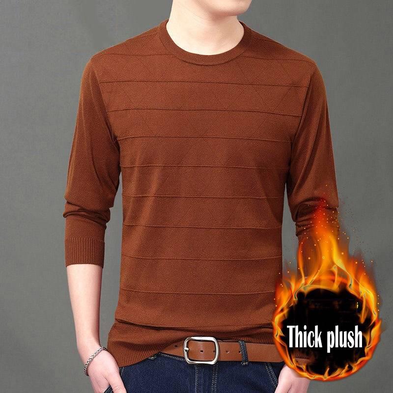 Sweater Men 2019 Autumn Winter V-Neck Knitted Sweater Pullover Men Casual Mens Sweaters Pull Homme