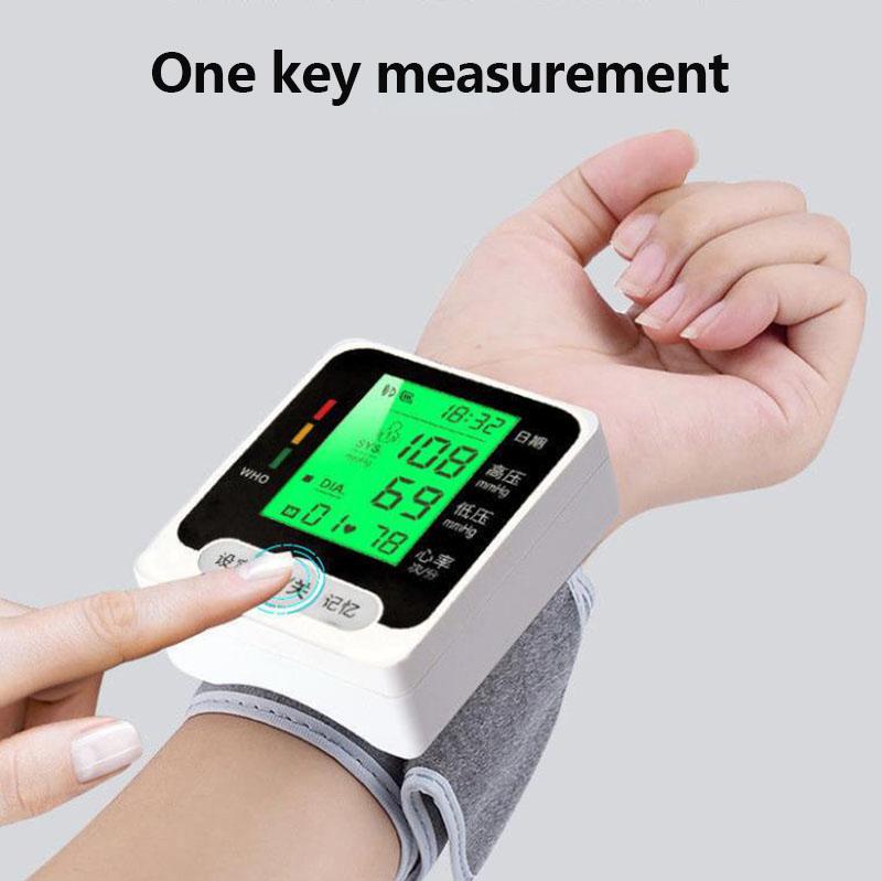 Intelligent Electronic Blood Pressure Monitor Sphygmomanometer Pulse Tester Wrist Pressure Meter USB Head
