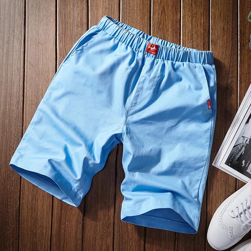 Summer Casual Pants Men's Shorts Short-sleeved Slim Pants Youth Beach Pants Sports Five-point Pants