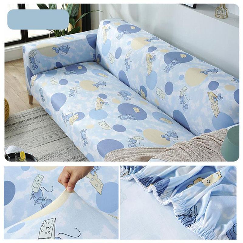 Cute Pattern Sofa Cover Flexible All-inclusive Universal Sofa Cushion Cloth Sofa Cover All Seasons Universal