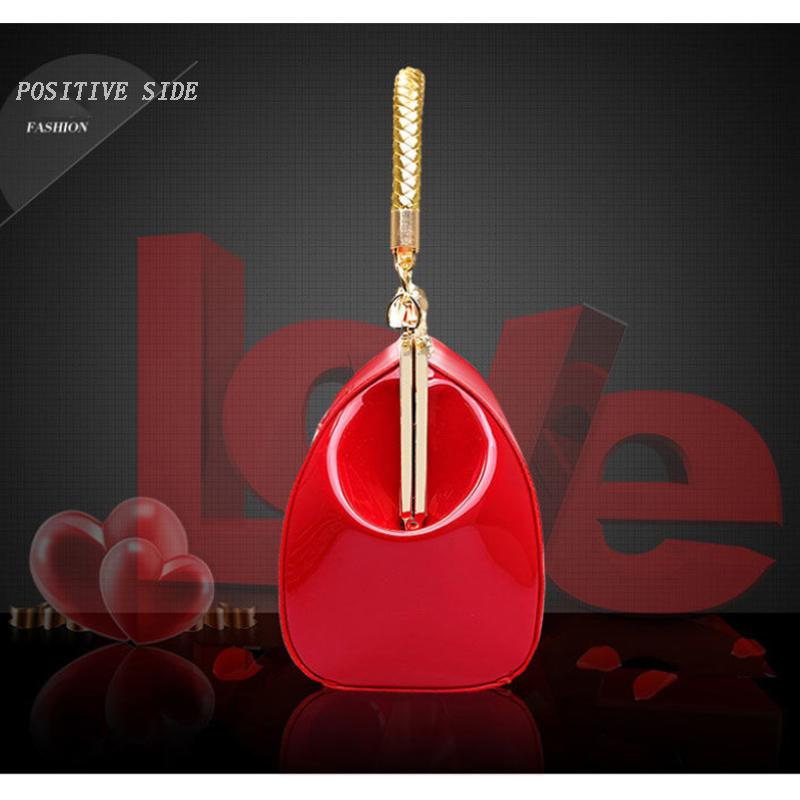 Ladies Shiny Leather Bag Handbag Fashion Shoulder Bag Diagonal Women's Bag Wedding Bag
