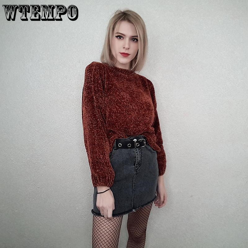 Denim Skirt Solid Color High Waist Pocket Student Short Cowboy Skirt Knee Length A-line Skirts