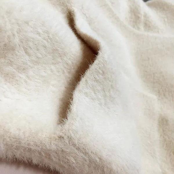 Winter Wild Mohair Warmth Thick Imitation  Mink Wool Women Loose Cardigan Mid-length Over The Knee Thick Coat Windbreaker Women Knit