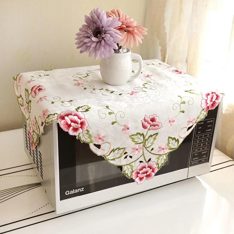 European Microwave Oven Cover Fashion Cover Towel Oven Cover Dust Cover Cover Cloth Cover Towel Curtain